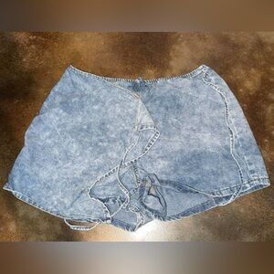 Blue Denim Skort